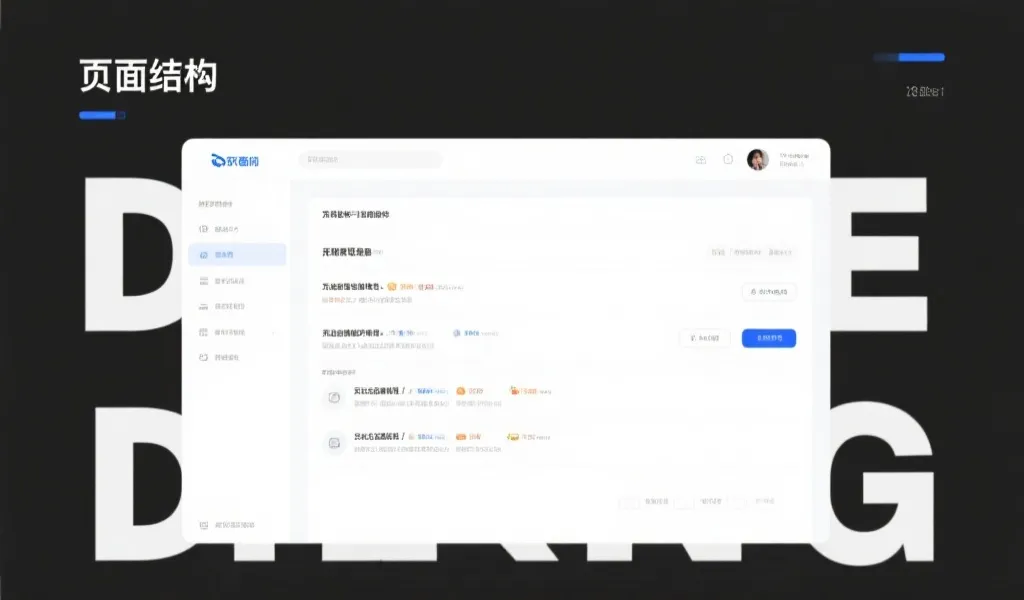 应用下载页面结构示意图